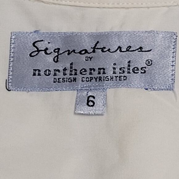 Vintage 90s Northern Isles Southwestern Patchwork Shirt Sz 6 Embroidered Kitschy - Picture 6 of 10